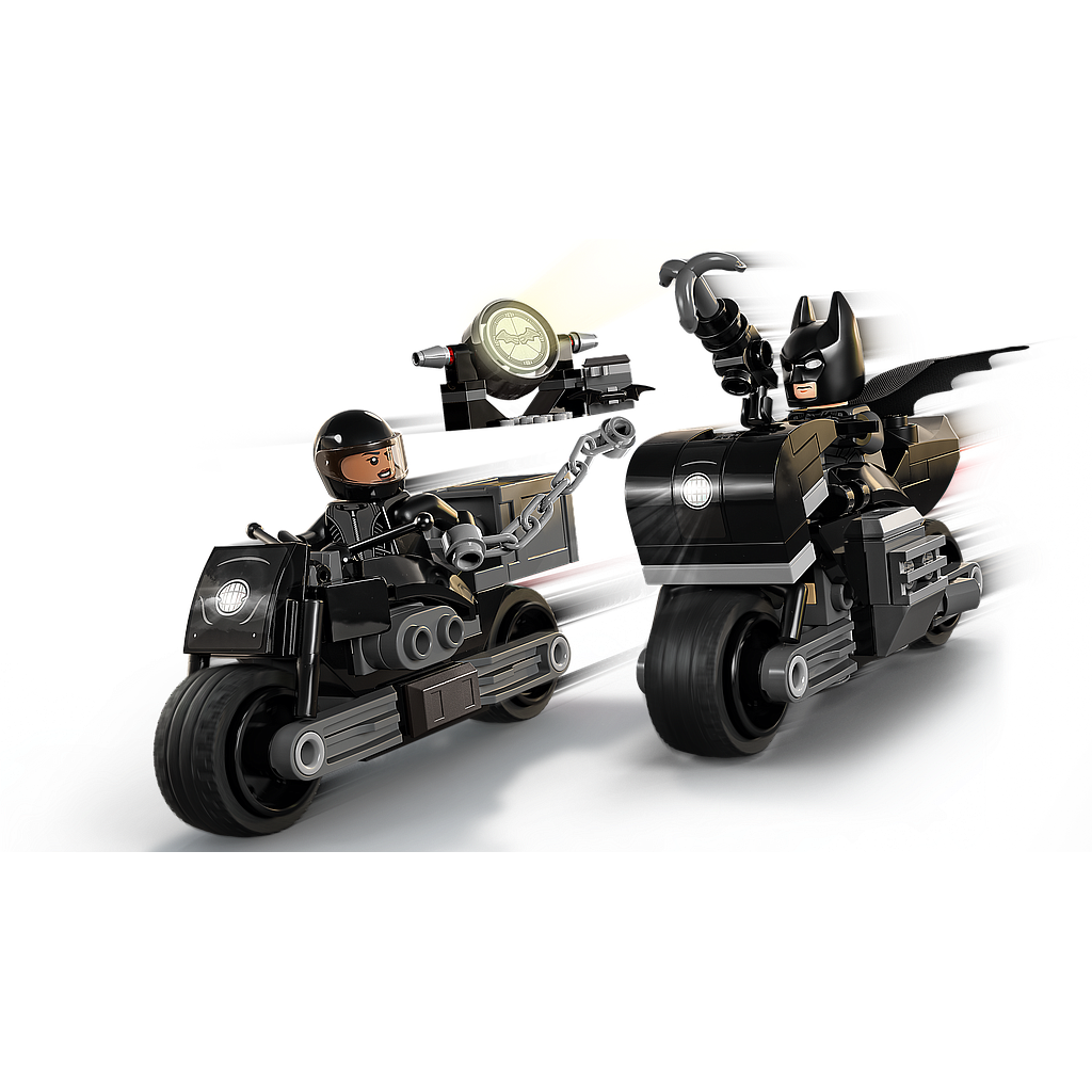 LEGO Super Heroes Batman ja Selina Kyle tagaajamine mootorrattal