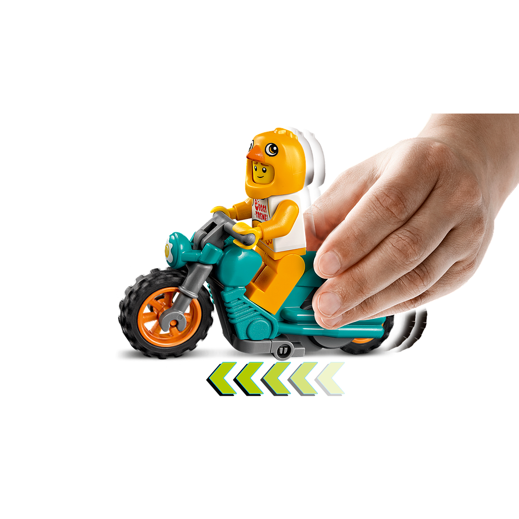 LEGO City Kanakostüümis sõitjaga trikimootorratas