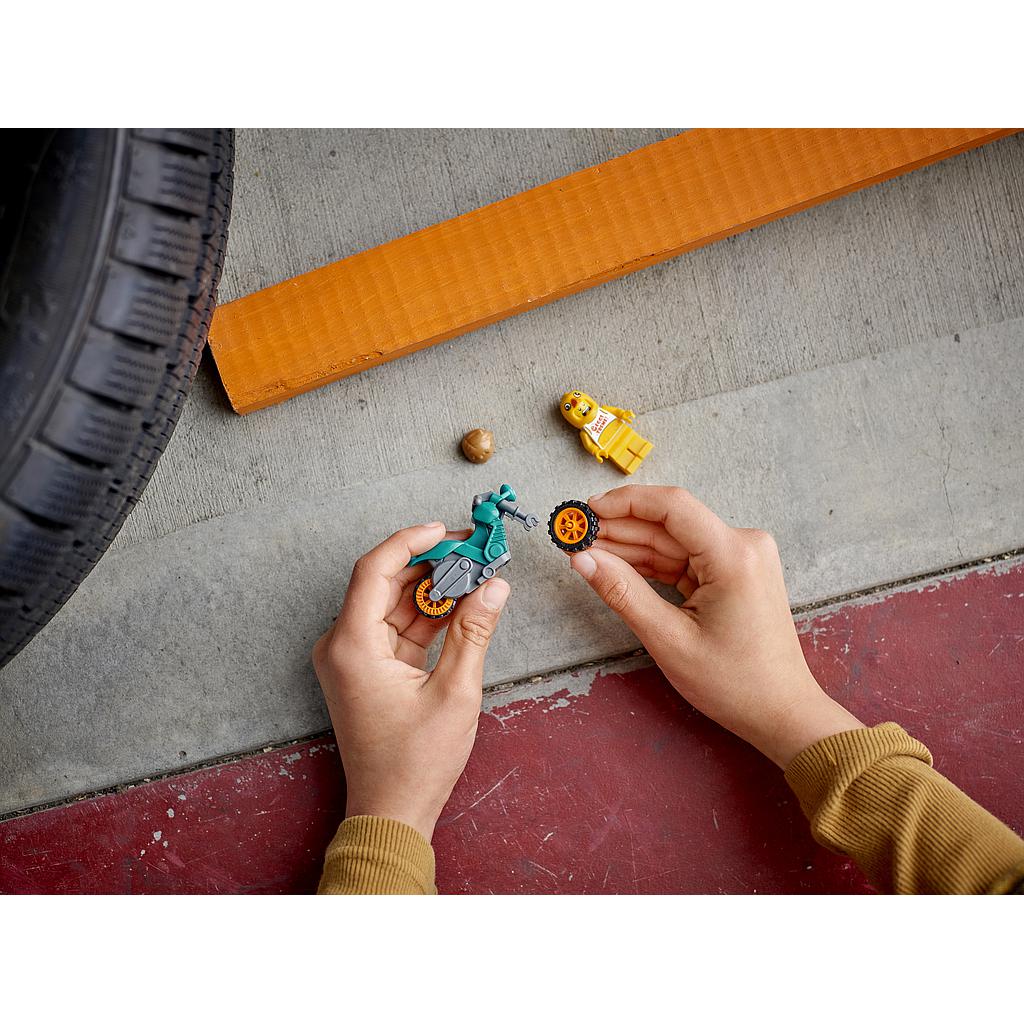 LEGO City Kanakostüümis sõitjaga trikimootorratas