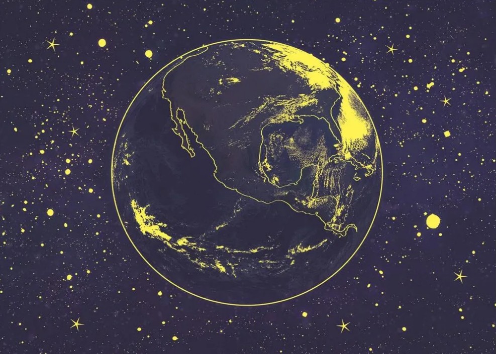 Dino neonpusle 1000 tk. Planeet maa