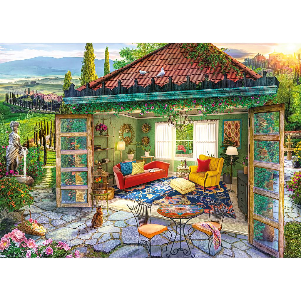 Ravensburger pusle 1000 tk Toskaana Oaas