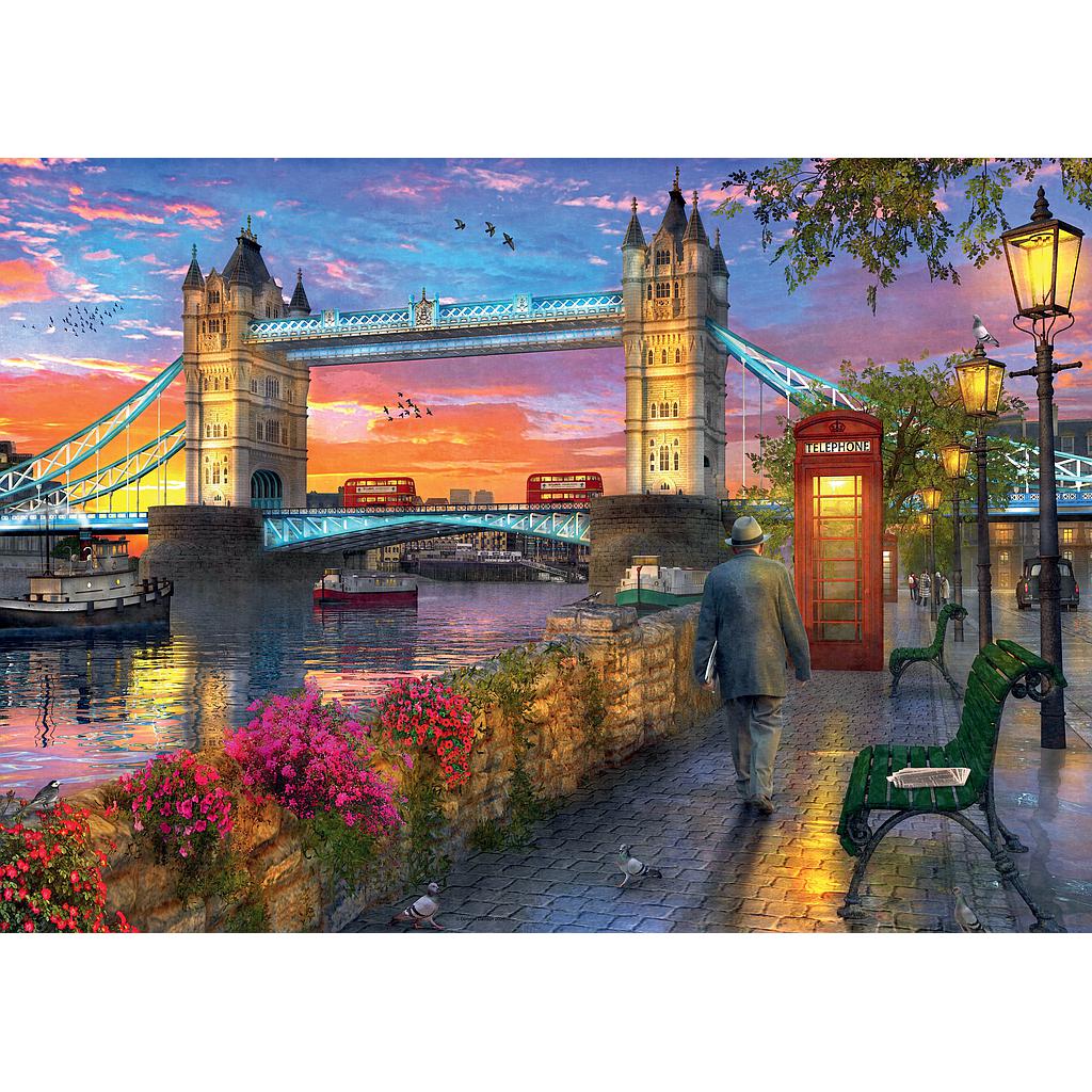 Ravensburger pusle 1000 tk. Tower Bridge päikeseloojangul
