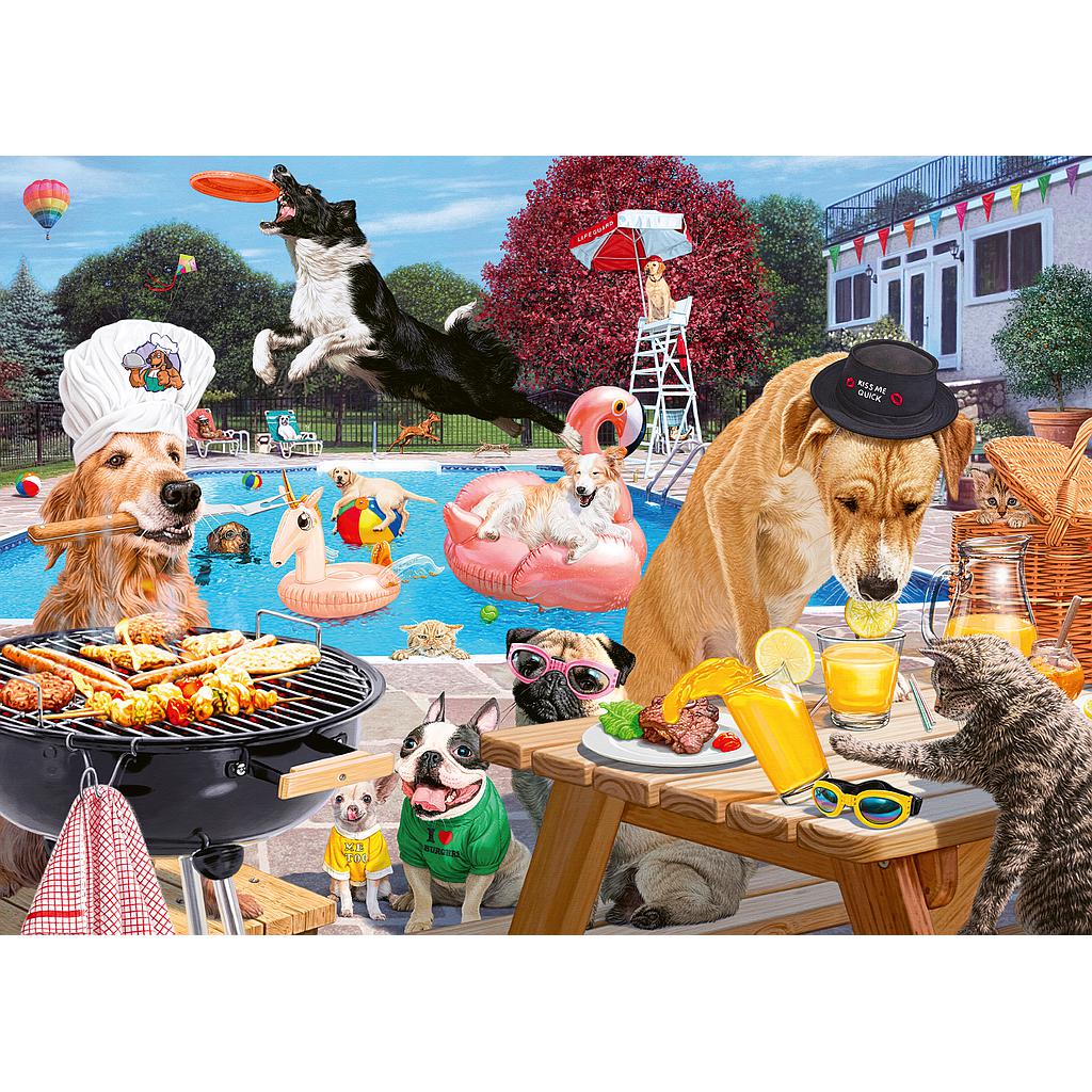 Ravensburger pusle 1000 tk Koerte suvepäev