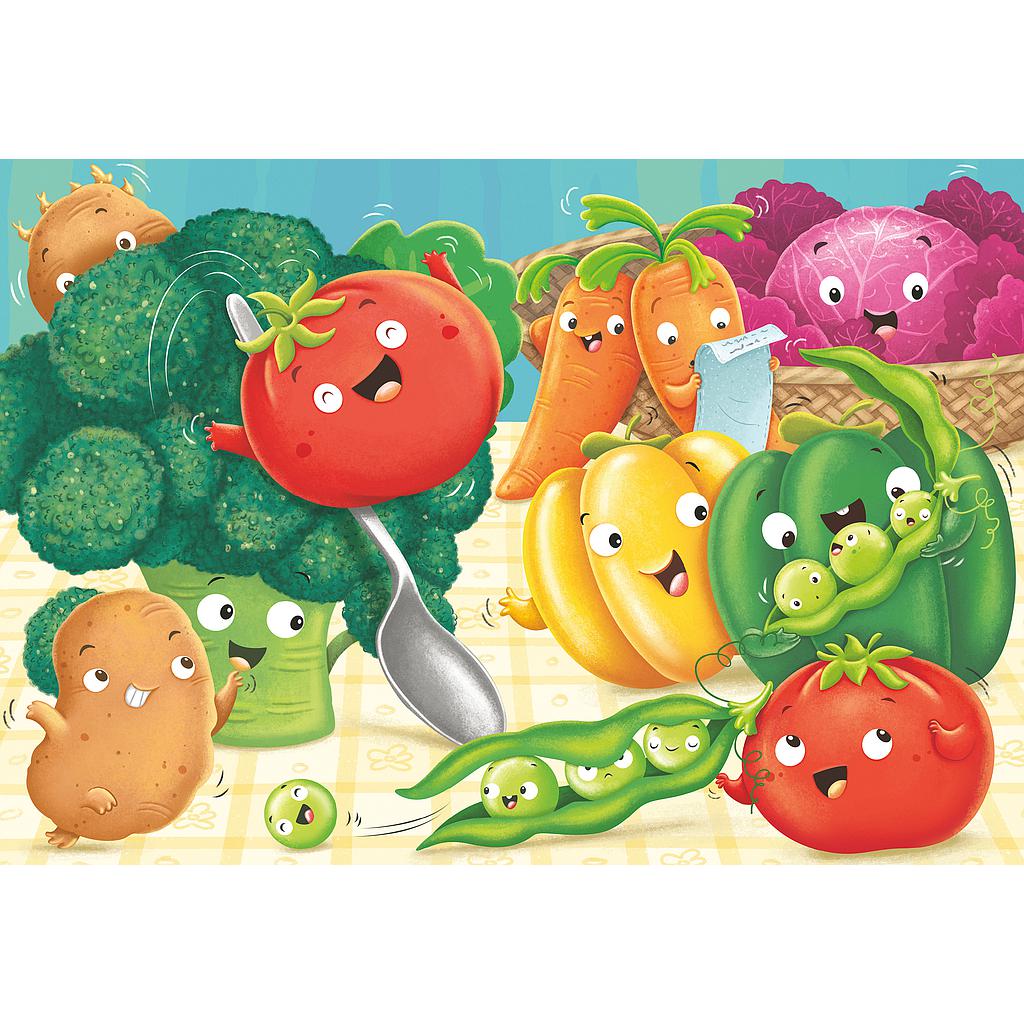 Ravensburger pusle 2x24 tk Värsked puu-ja juurviljad