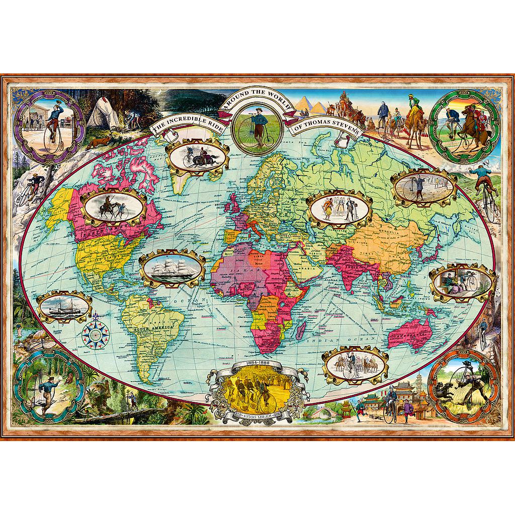 Ravensburger pusle 1000 tk Maailmakaart