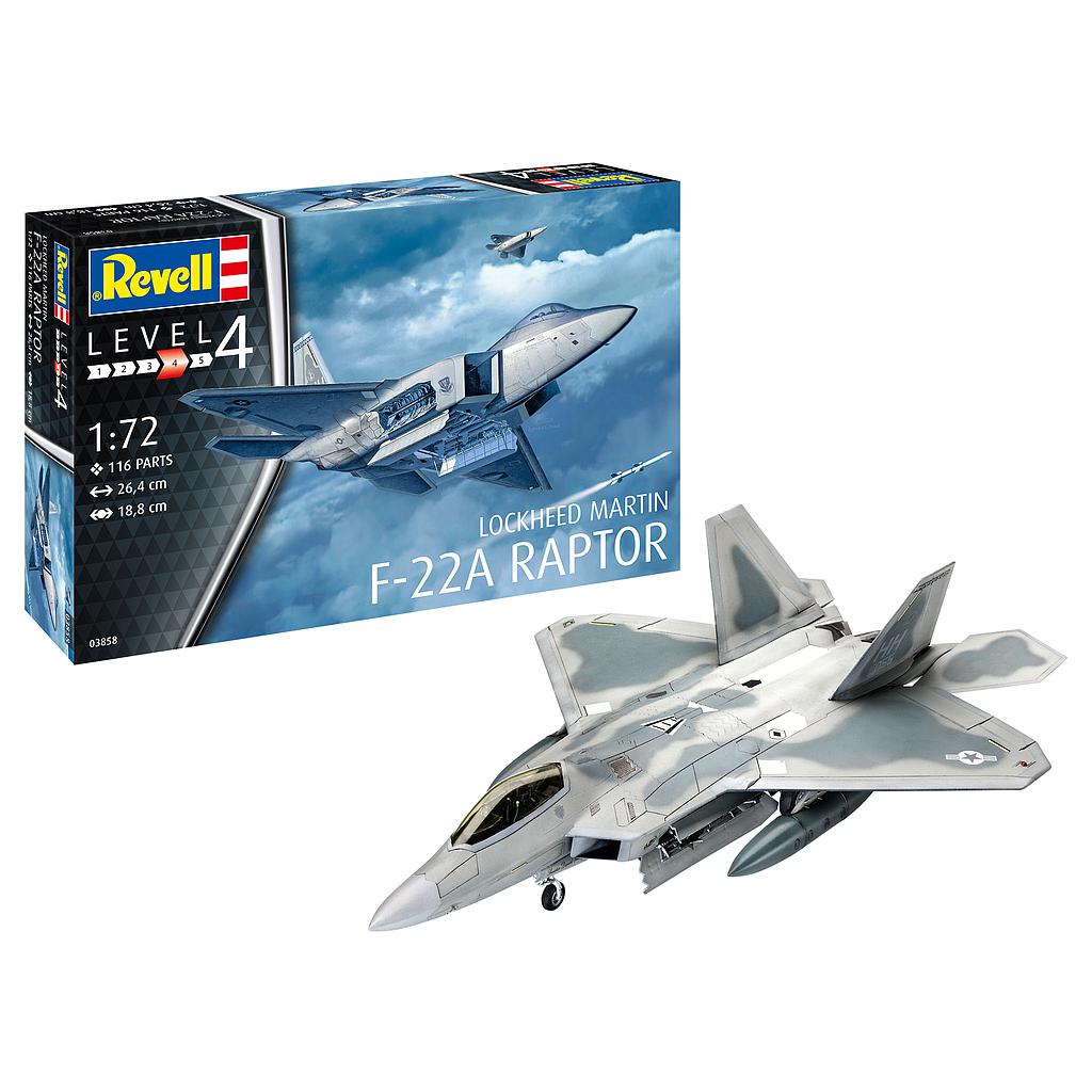 Revell Lockheed Martin F-22A Raptor 1:72