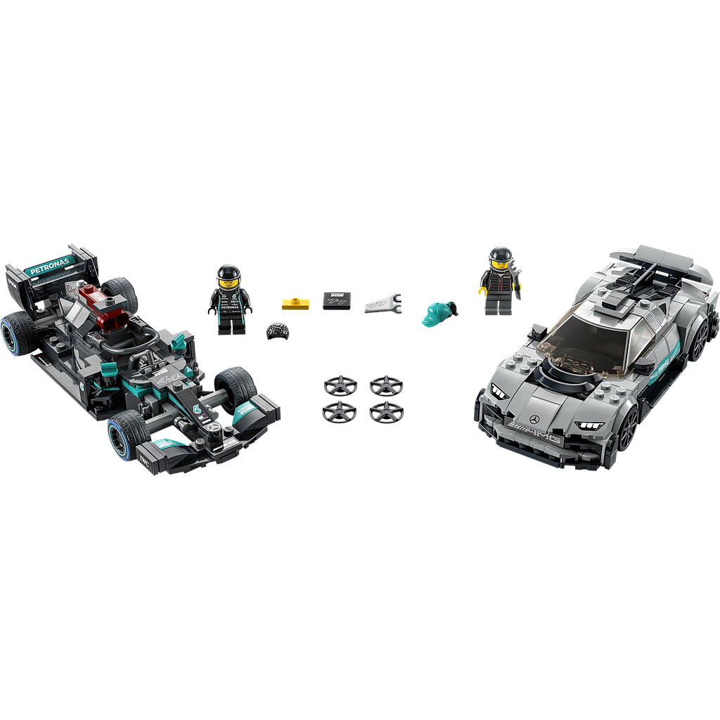 LEGO SPEED CHAMPIONS Mercedes-AMG F1 W12 E Performance & Mercedes-AMG Project One