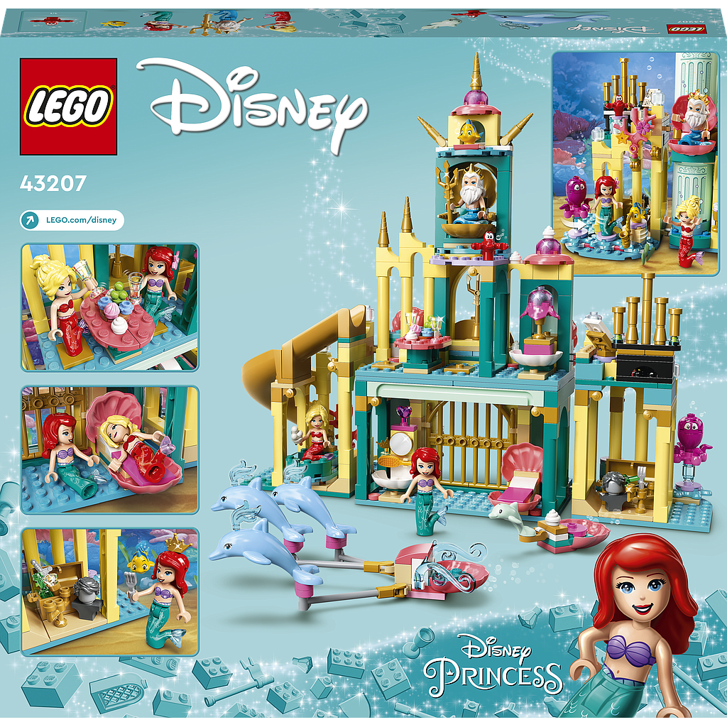 LEGO DISNEY Arieli veealune palee
