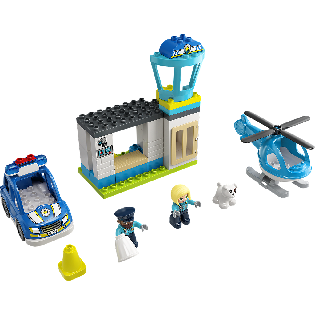 LEGO DUPLO Politseijaoskond ja -helikopter