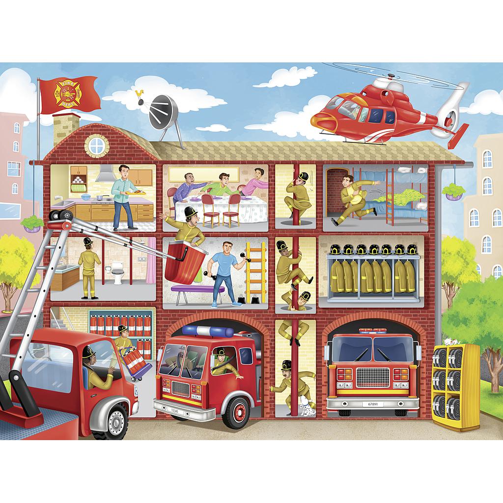 Ravensburger pusle 100 tk Tuletõrje Hullus