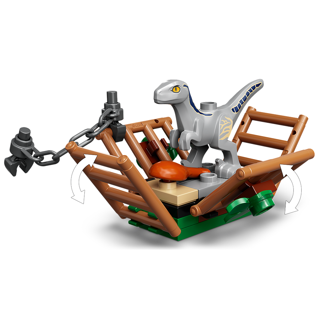 LEGO Jurassic World Blue ja Velociraptor Beta kinnipüüdmine