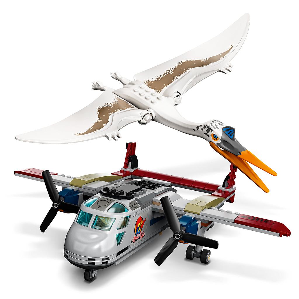 LEGO Jurassic Wold Quetzalcoatluse varitsus lennukiga