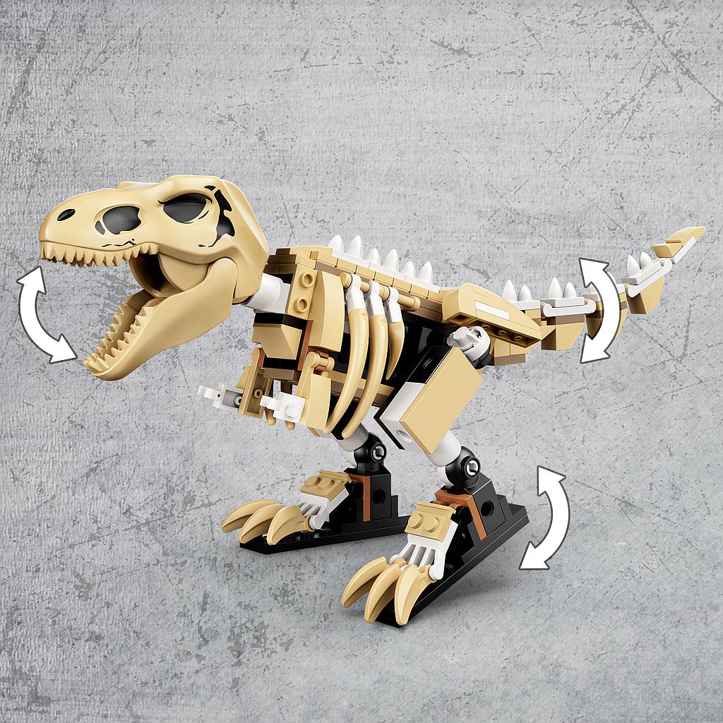 LEGO Jurassic World Dinosauruse T-Rex dinosauruse fossiilinäitus