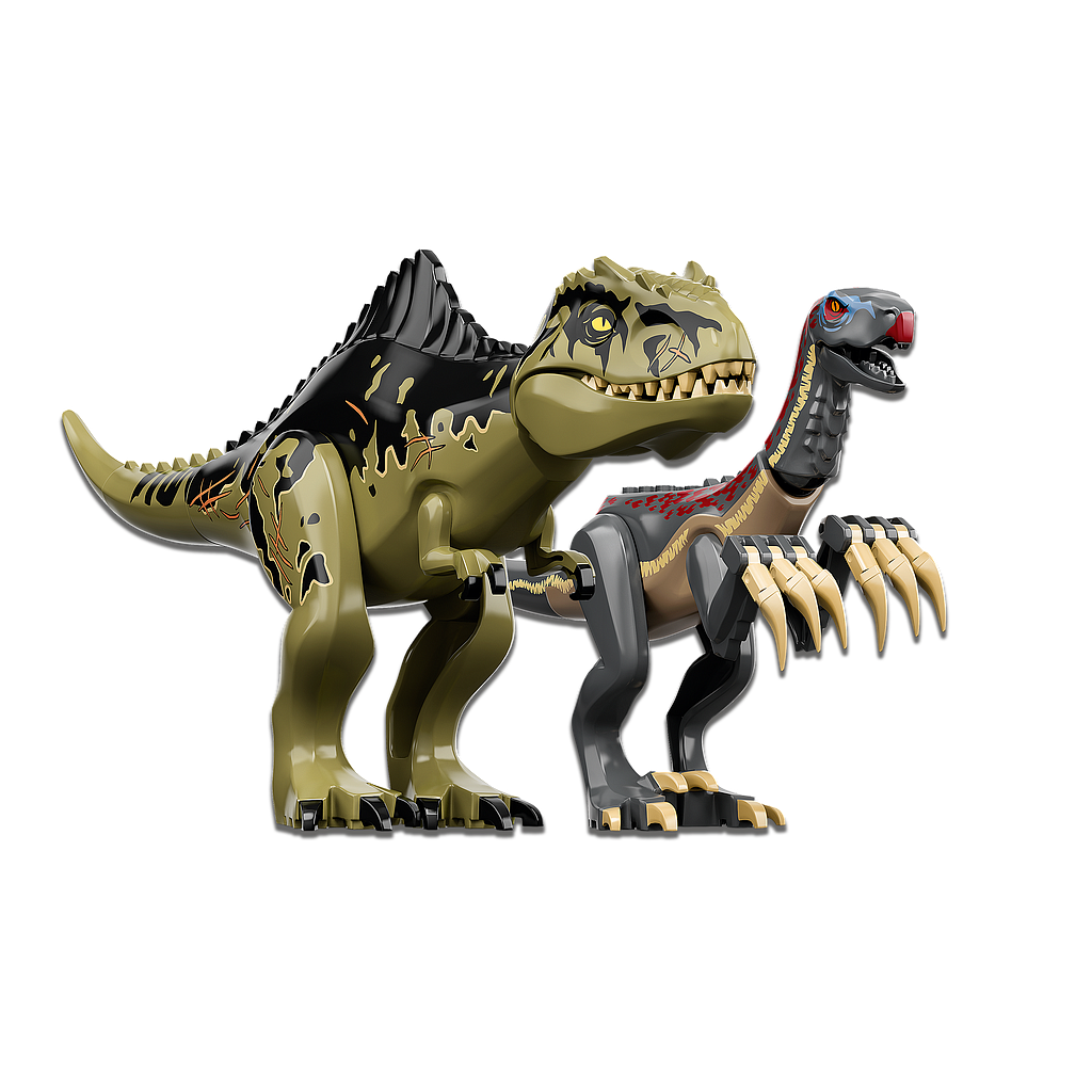 LEGO Jurassic World Giganotosauruse ja Therizinosauruse rünnak