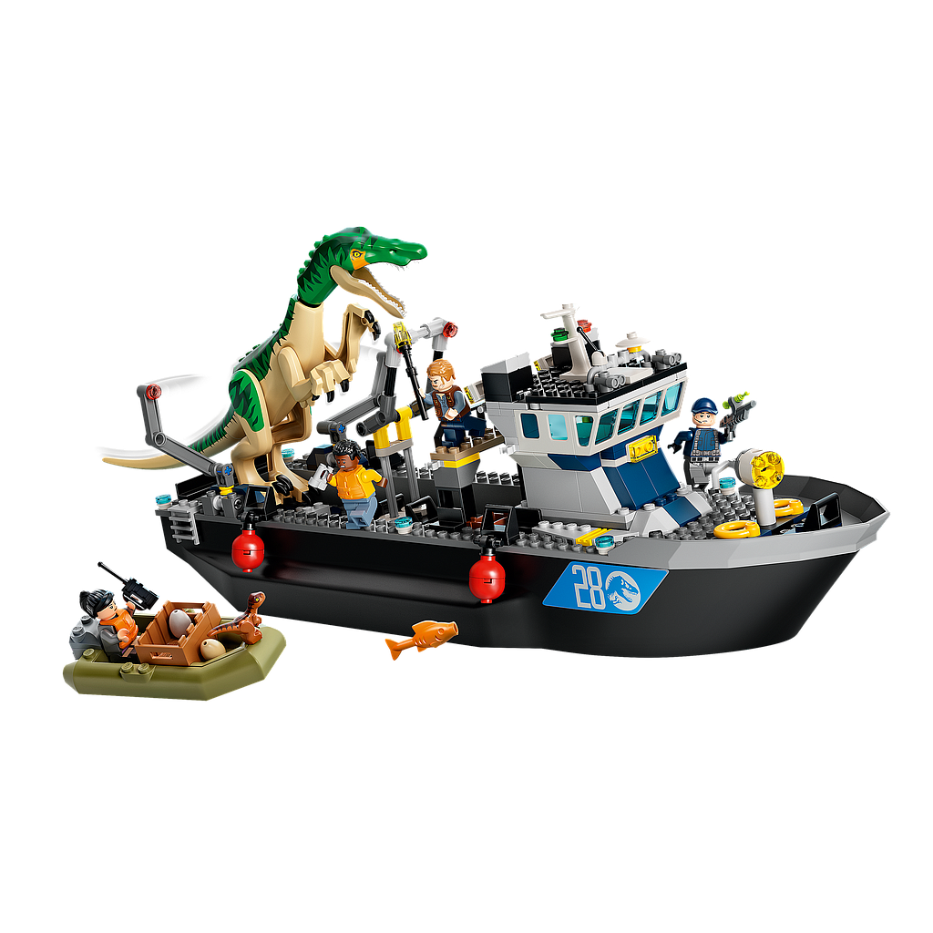 LEGO Jurassic World Barüoonüksi põgenemine paadiga