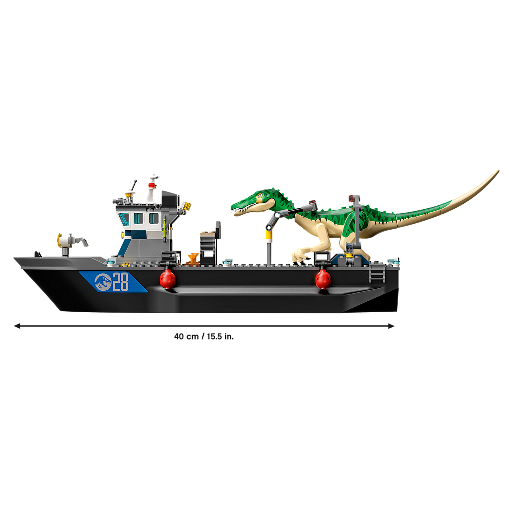 LEGO Jurassic World Barüoonüksi põgenemine paadiga