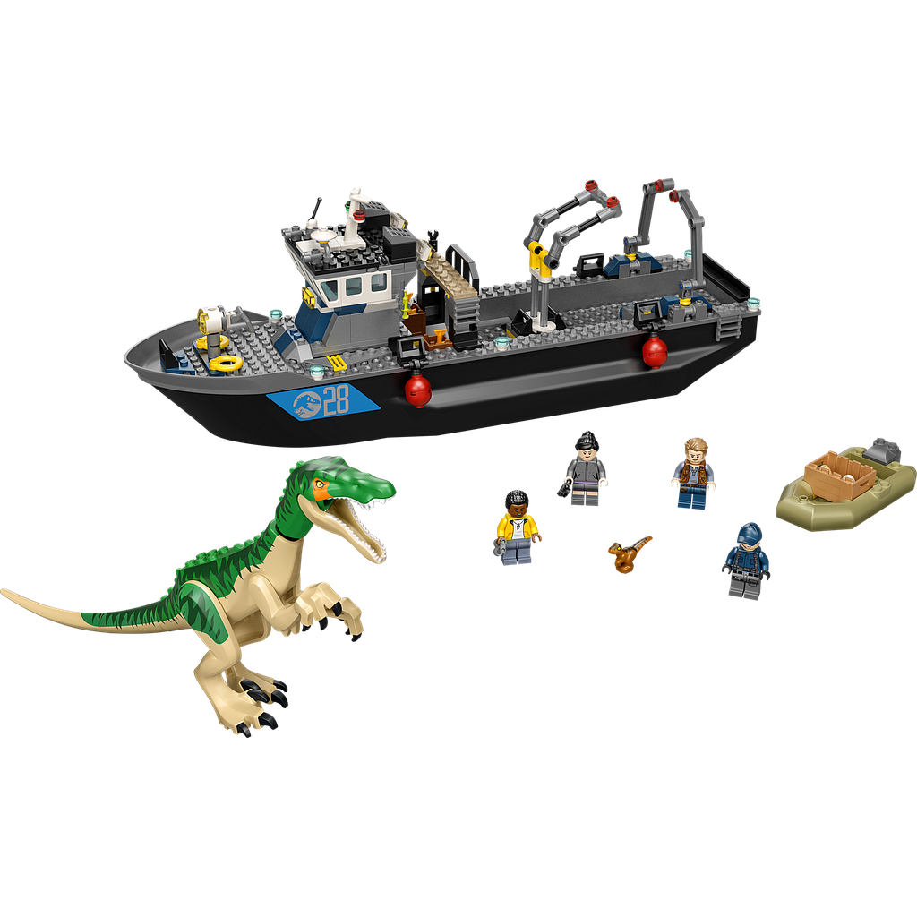 LEGO Jurassic World Barüoonüksi põgenemine paadiga
