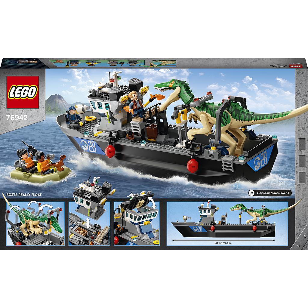LEGO Jurassic World Barüoonüksi põgenemine paadiga