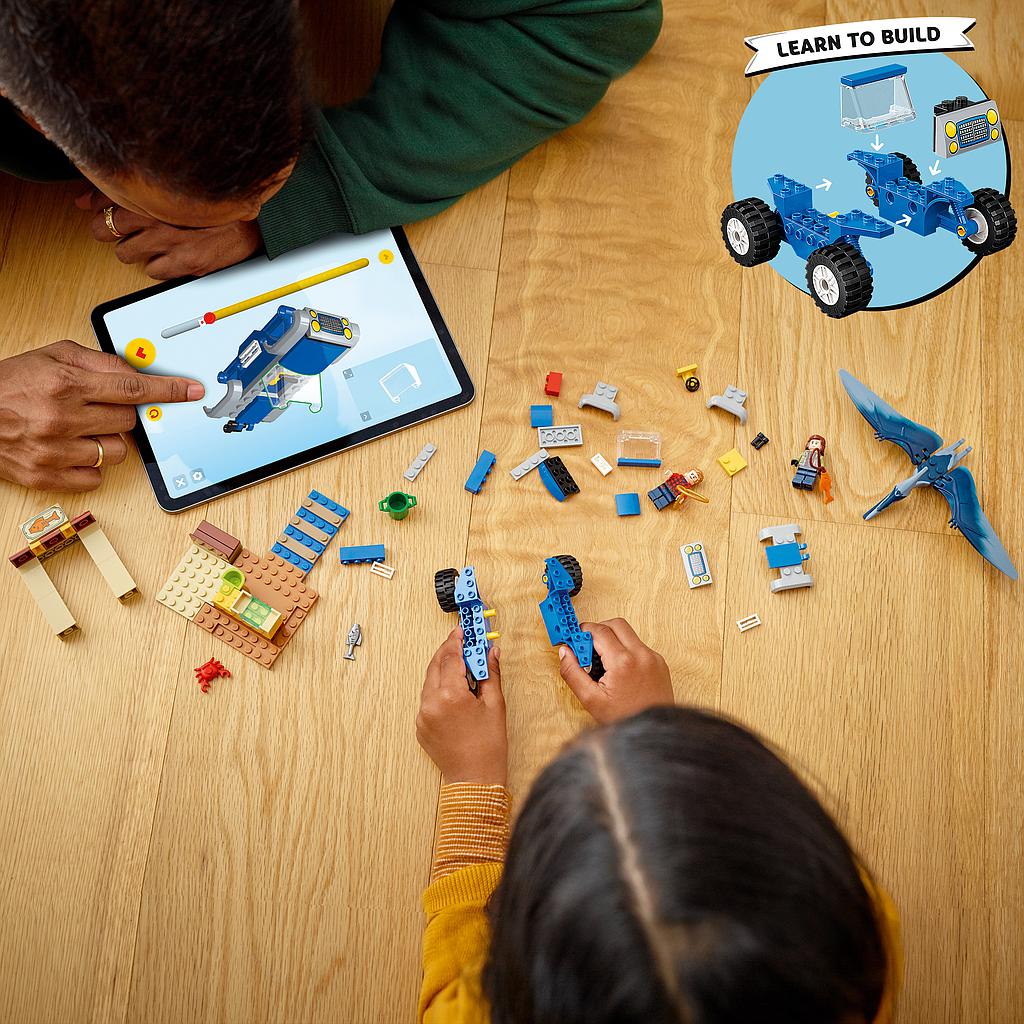 LEGO Jurassic World Pteranodoni tagaajamine