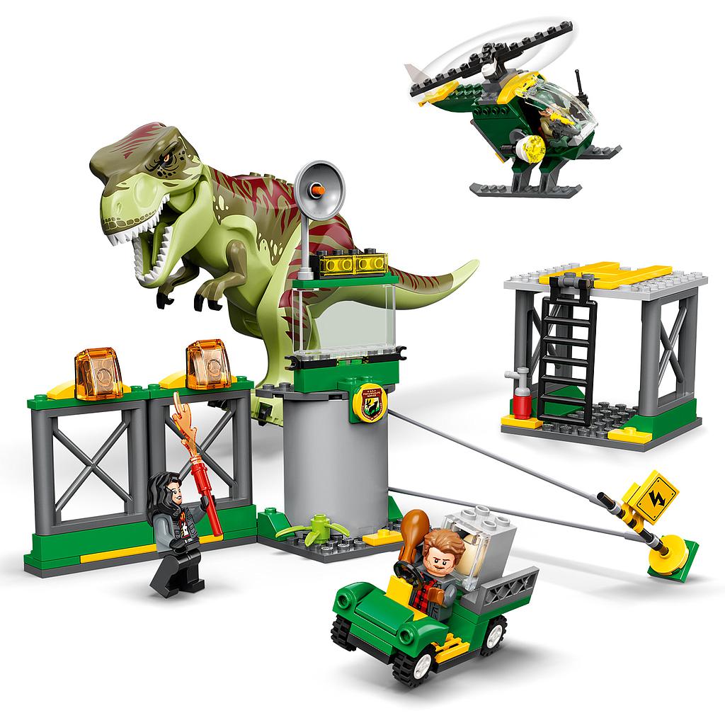 LEGO Jurassic World Dinosauruse T. rex põgenemine