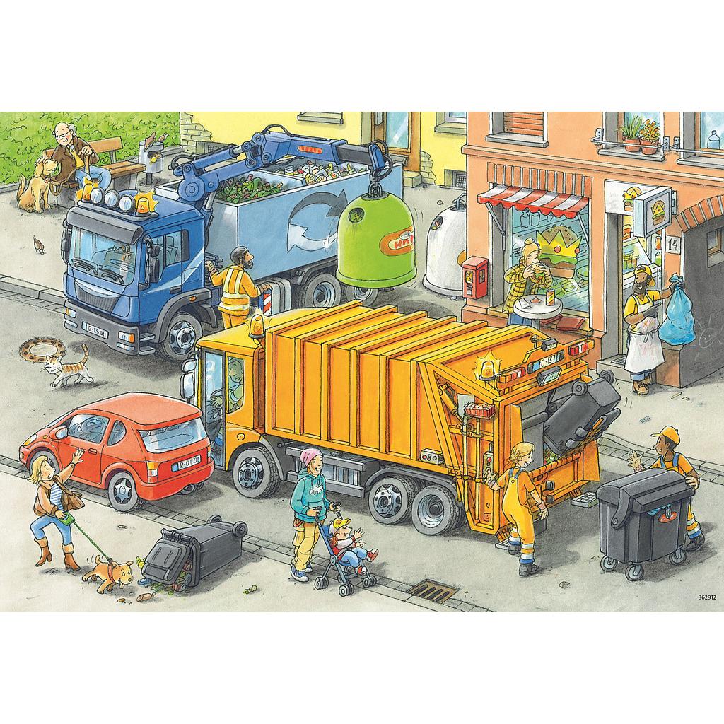 Ravensburger pusle 2x24 tk Prügisorteerimine