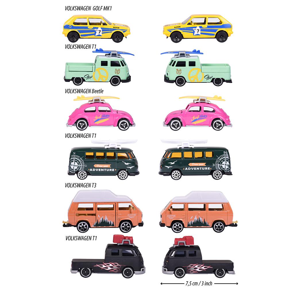 Simba Majorette premium autod VW originaal 6 erinevat