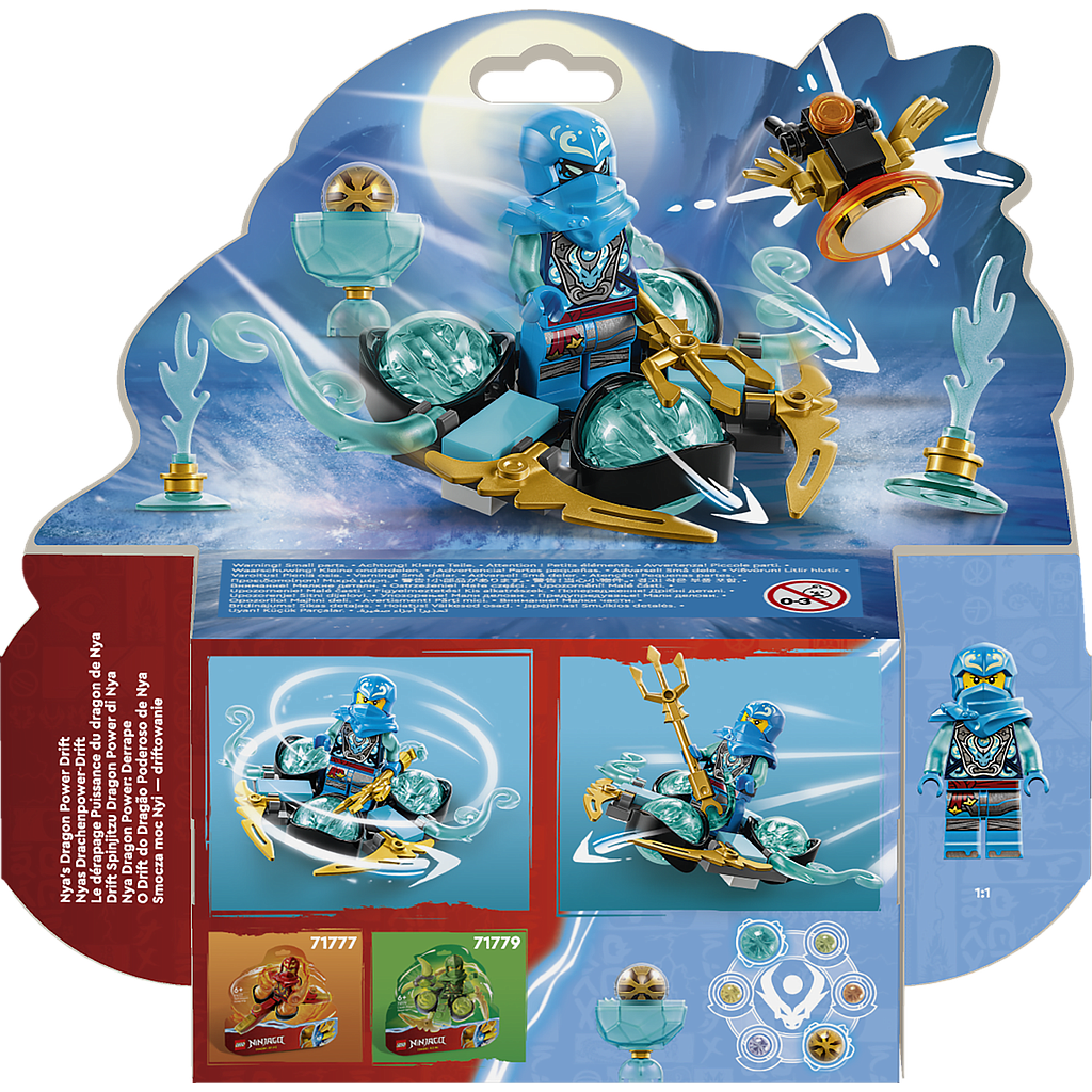 LEGO Ninjago Nya jõudraakoni Spinjitzu-pöörlemine