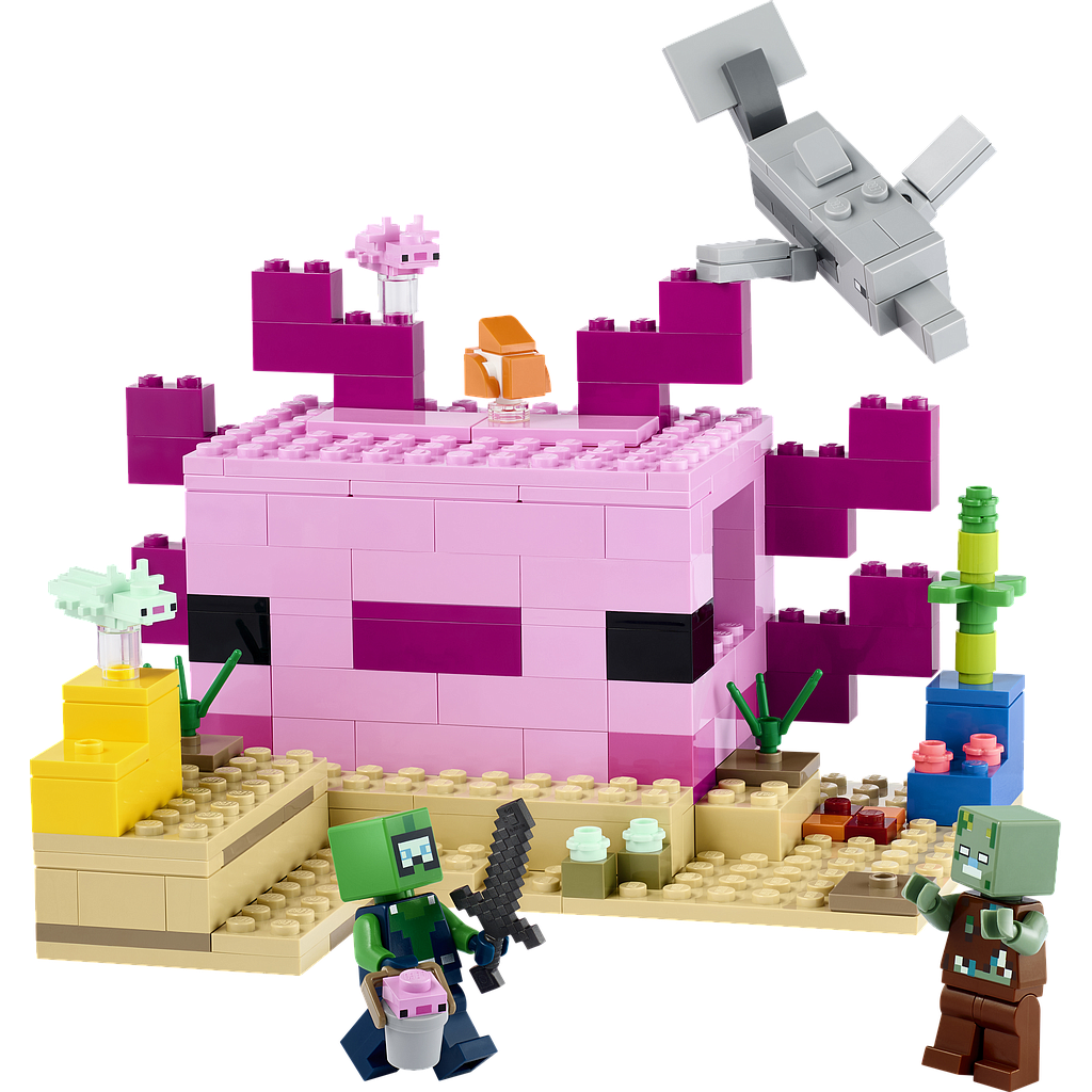 LEGO Minecraft Aksolotli maja