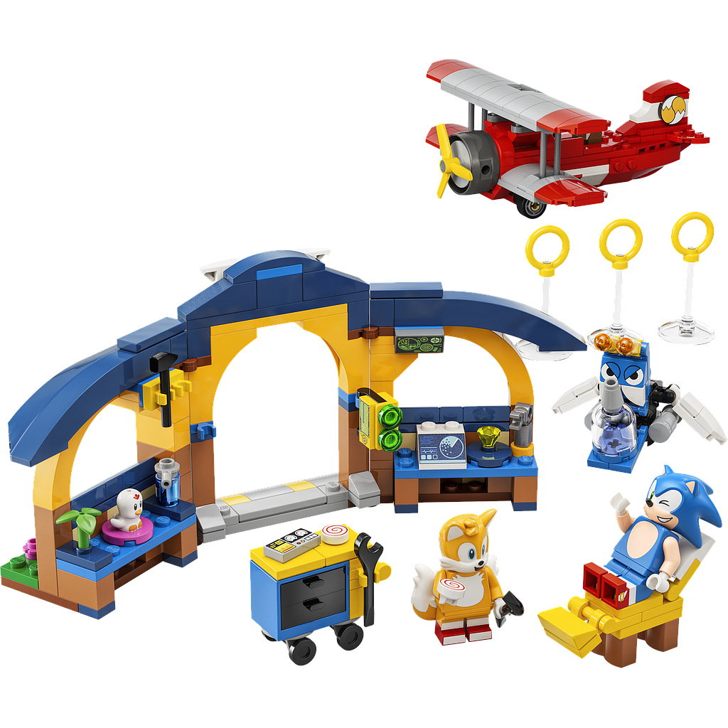 LEGO Sonic the Hedgehog Tailsi töökoda ja Tornaado lennuk
