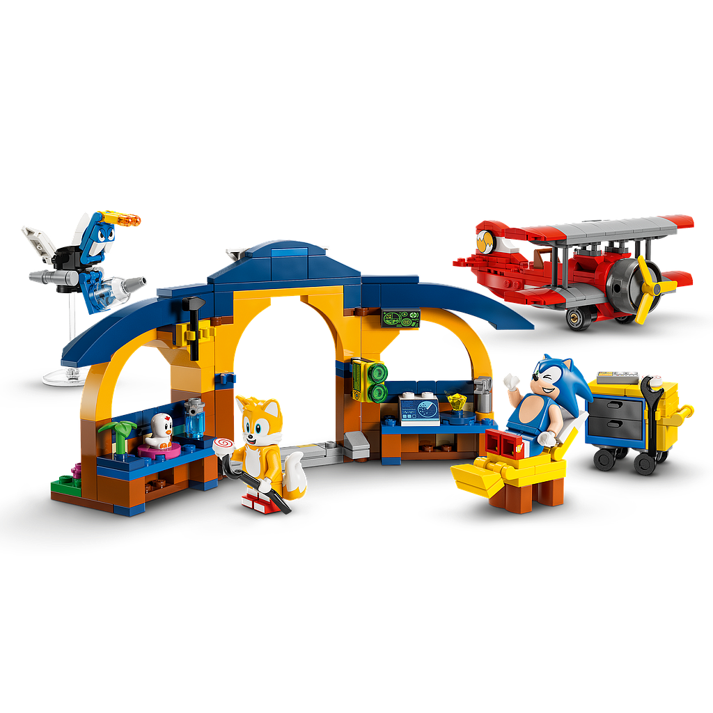 LEGO Sonic the Hedgehog Tailsi töökoda ja Tornaado lennuk