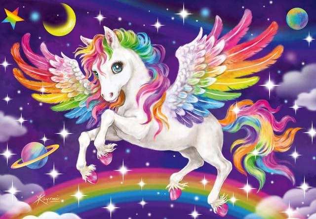 Ravensburger pusle 2x24 Ükssarvik ja Pegasus