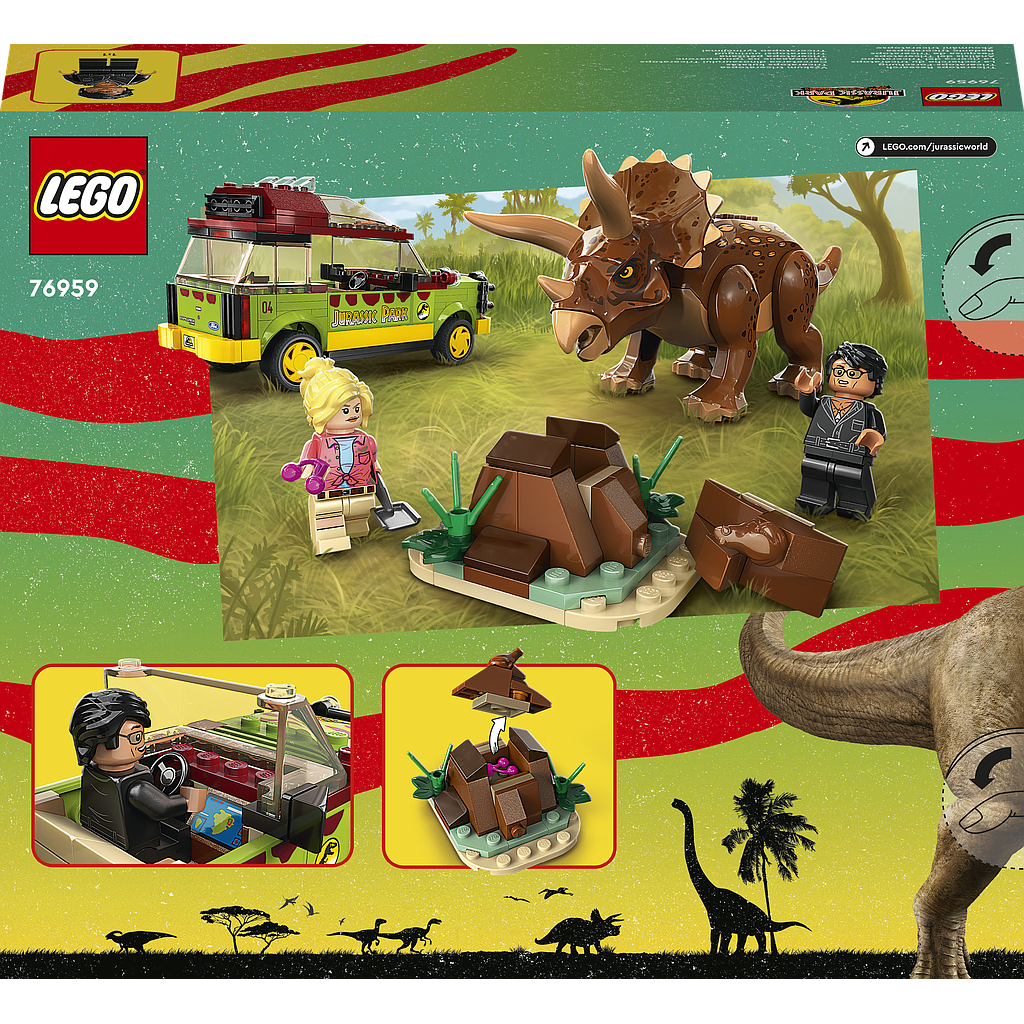 LEGO Jurassic World Triceratopsi uuringud