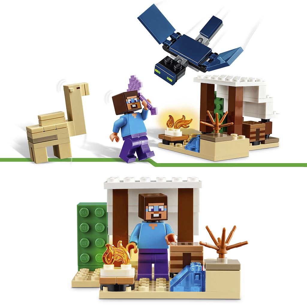 LEGO Minecraft Steve’I kõrbeekspeditsioon