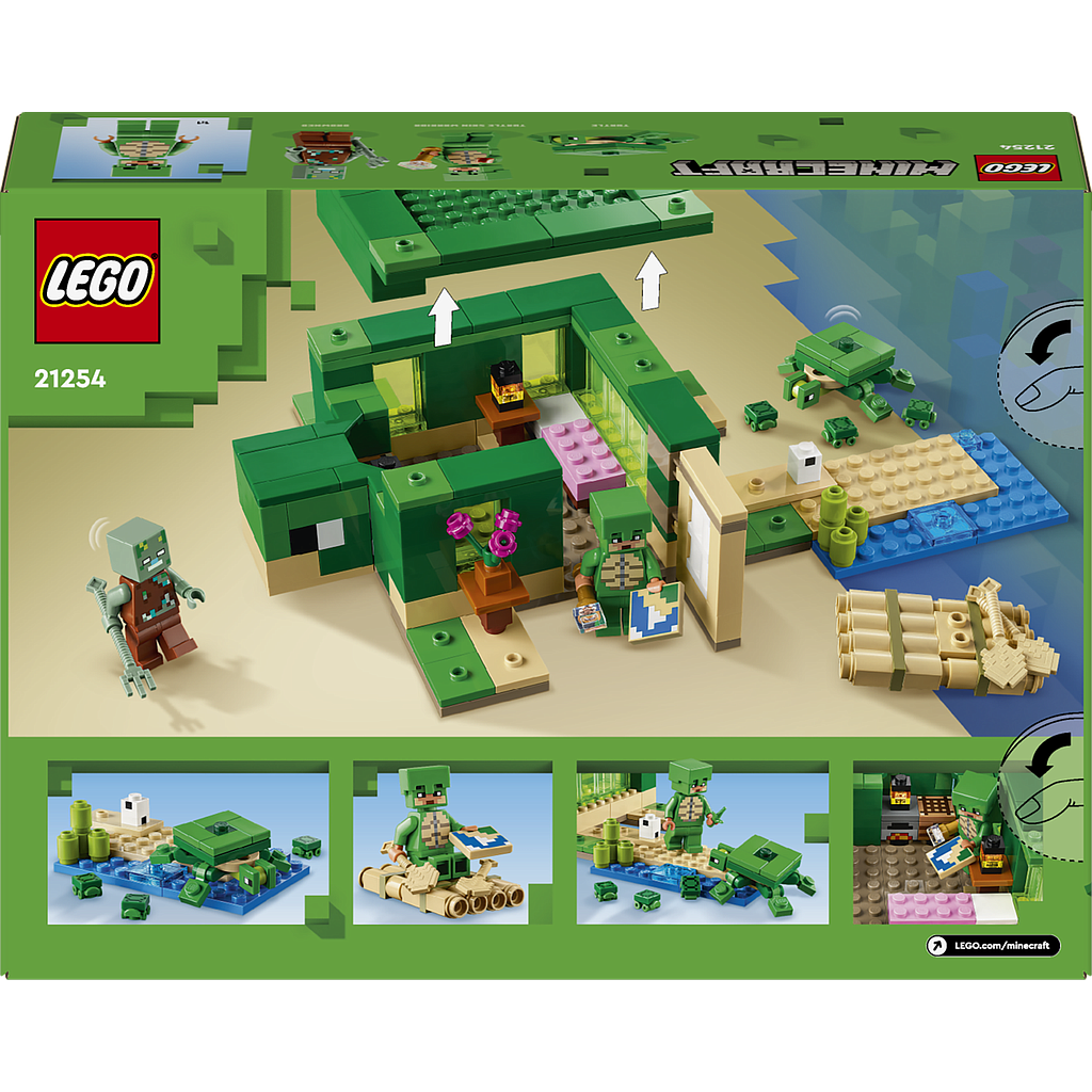 LEGO Minecraft Maja kilpkonnarannas
