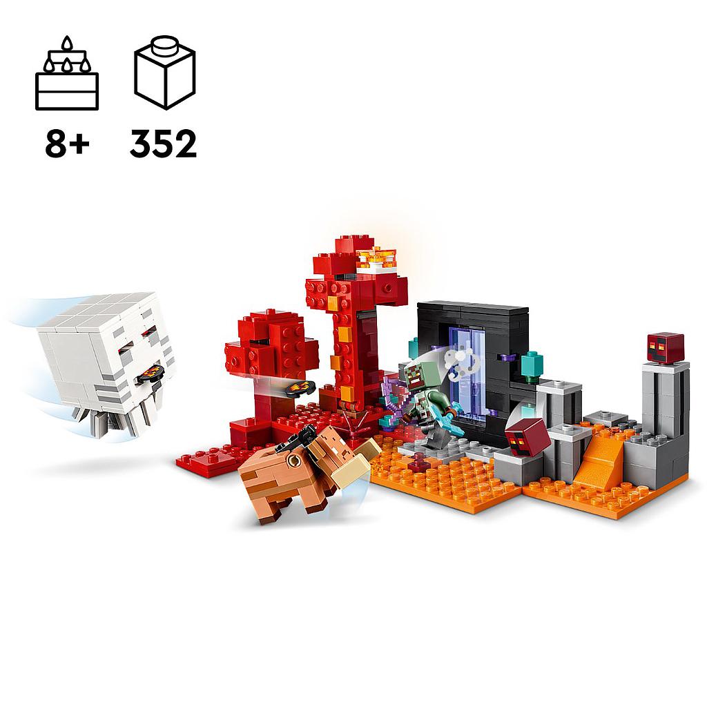 LEGO Minecraft Netheri portaali varitsus