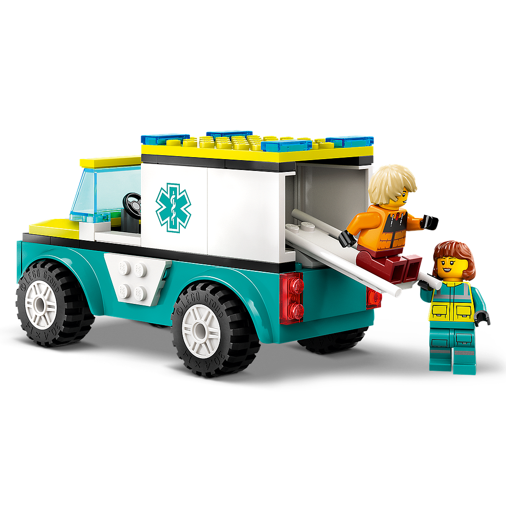 LEGO City Kiirabi ja lumelaudur