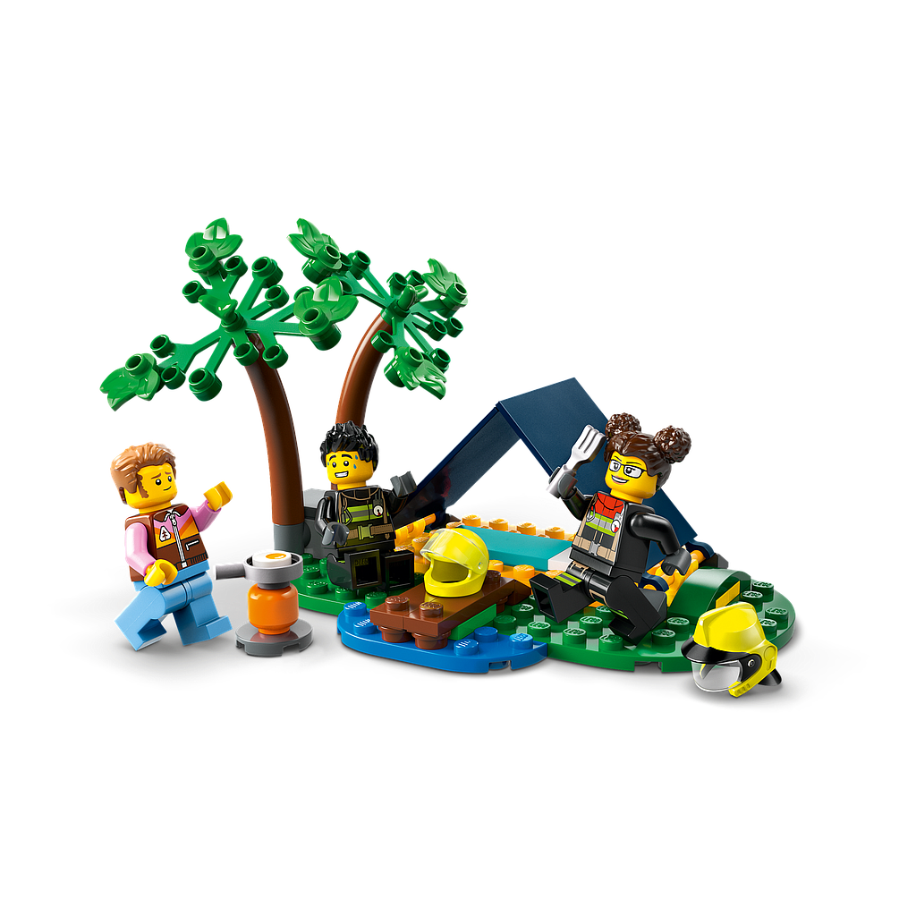 LEGO City 4X4 Tuletõrjeauto koos päästepaadiga
