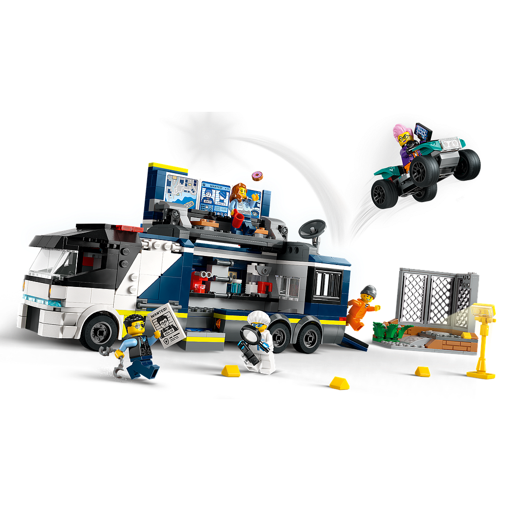 LEGO City Politsei mobiilne kuriteolabori veok