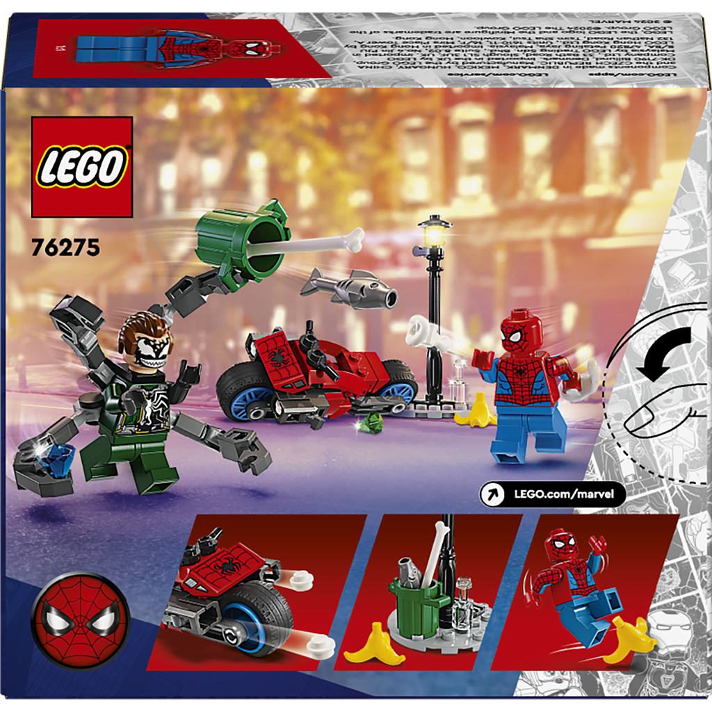 LEGO Super Heroes Mootorrattajälitus: Spider-Man vs. Doc Ock