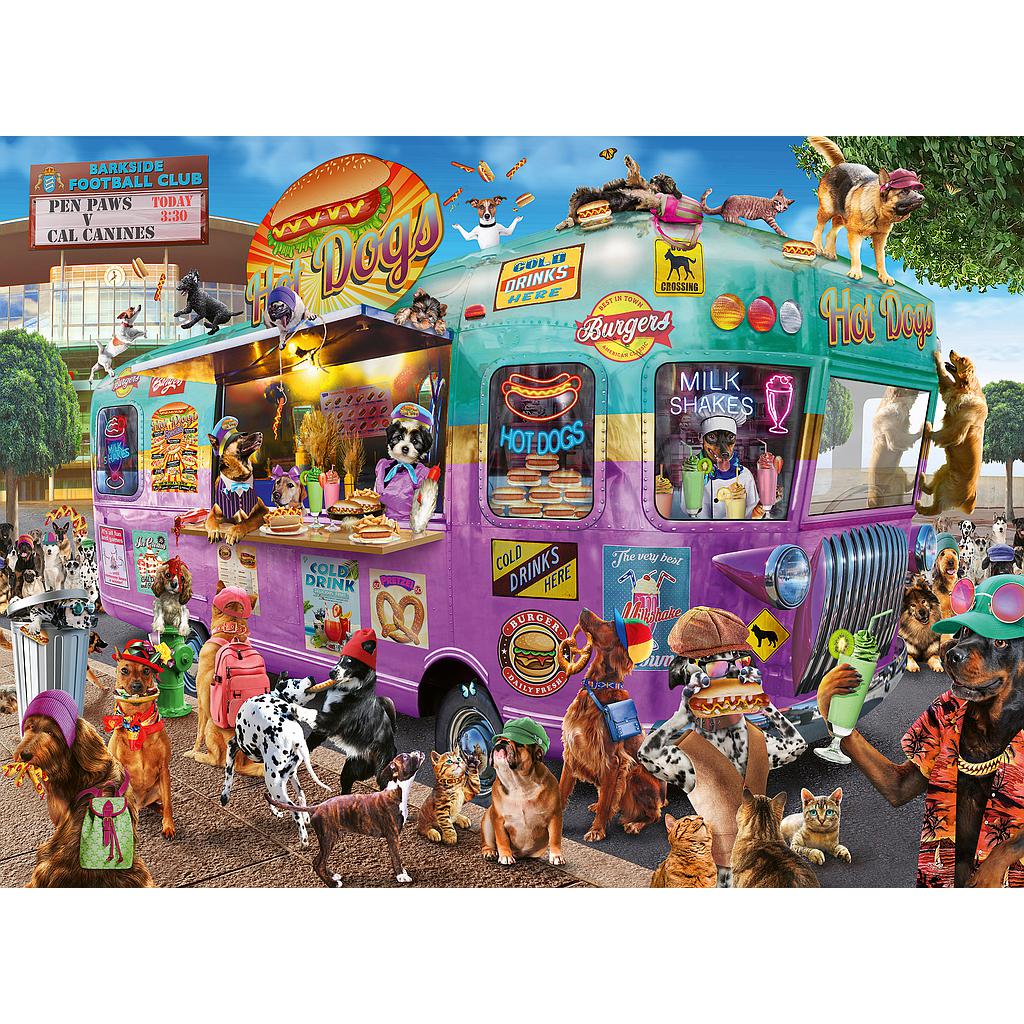 Ravensburger pusle 300 tk Hot dogi järjekord