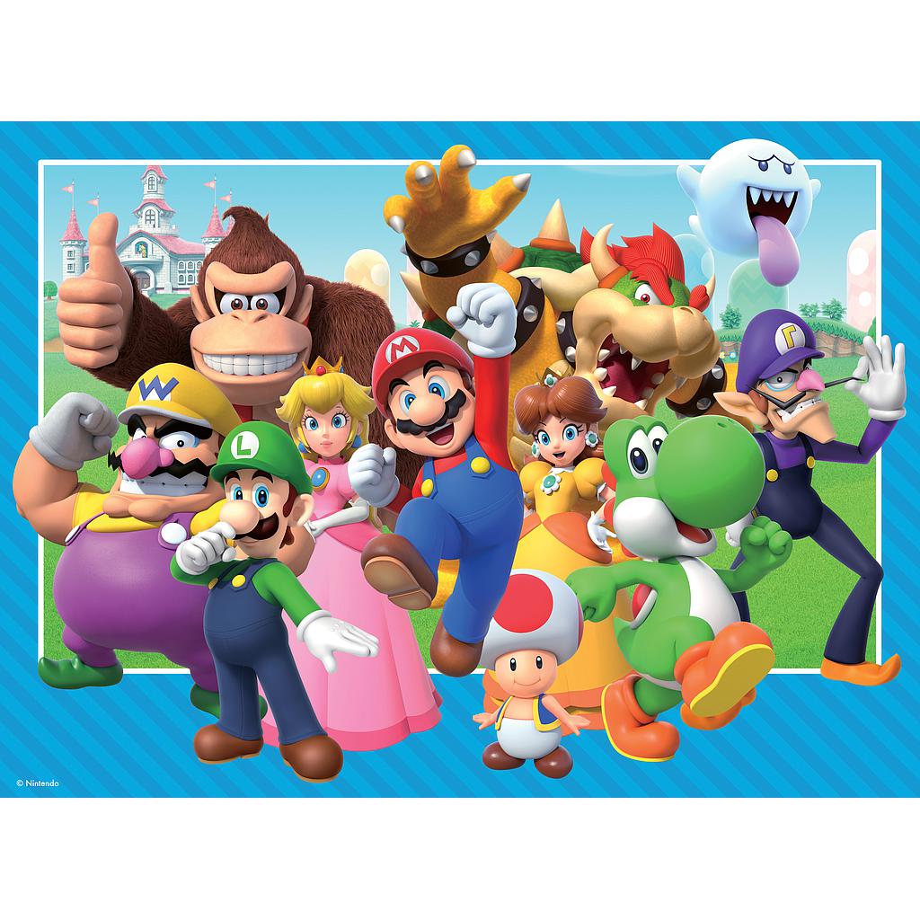 Ravensburger pusle 100 tk Super Mario tiim
