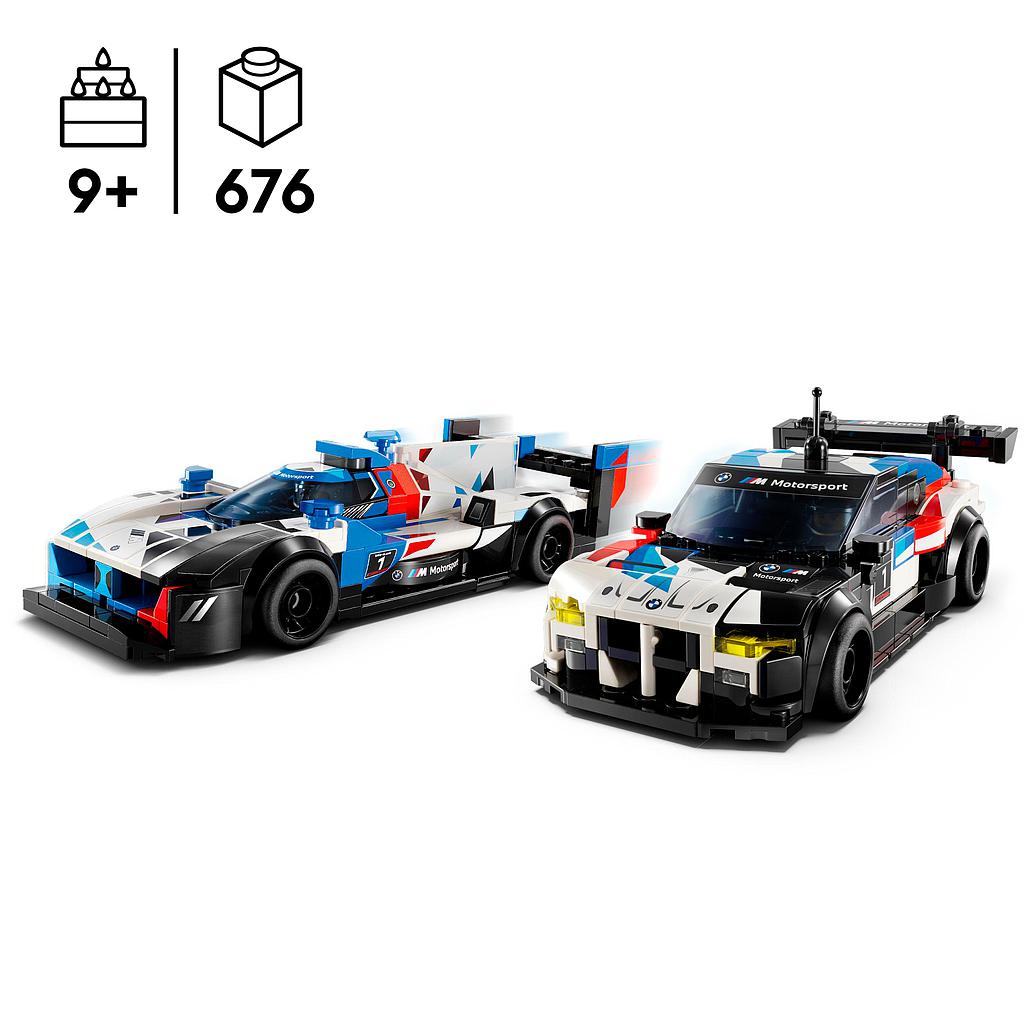 LEGO Speed ​​Champions BMW M4 GT3 & BMW M Hybrid V8 võidusõiduautod