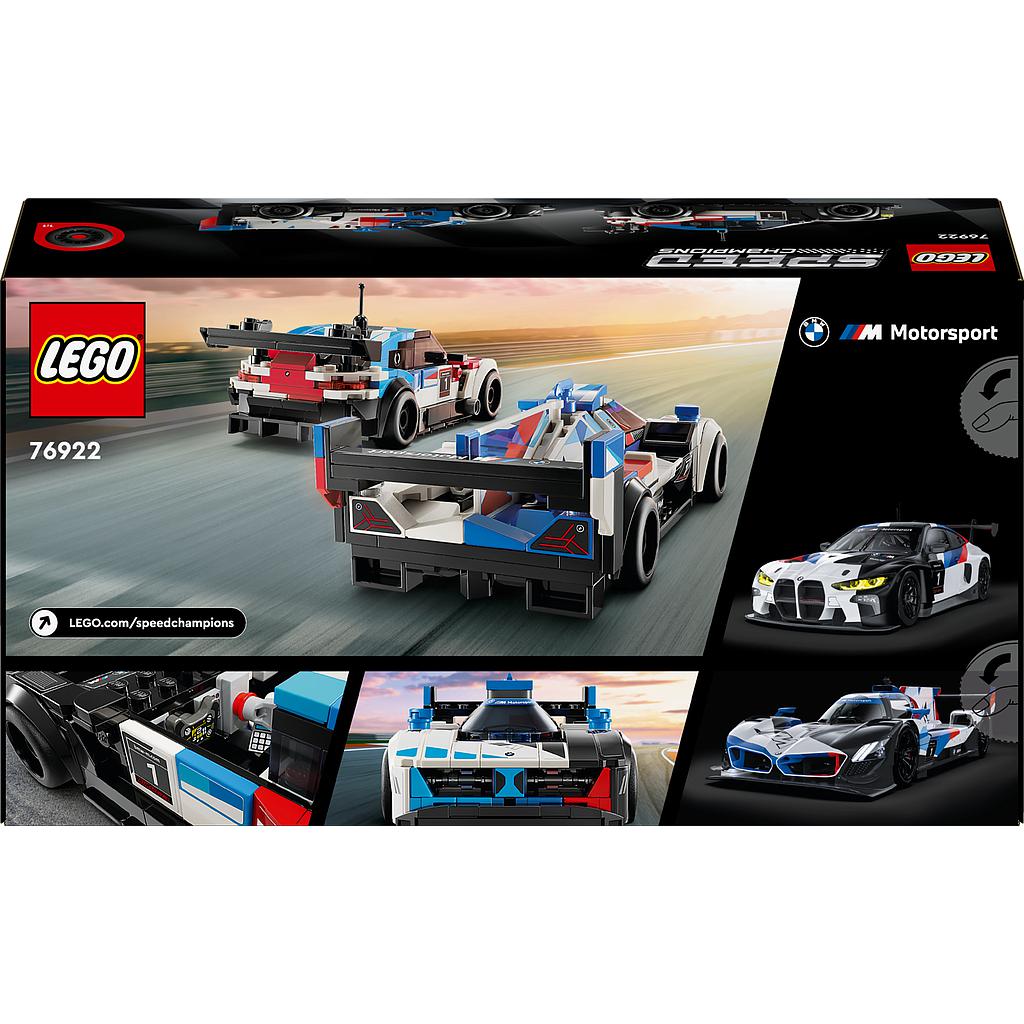 LEGO Speed ​​Champions BMW M4 GT3 & BMW M Hybrid V8 võidusõiduautod