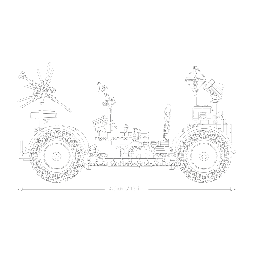 LEGO Technic NASA Apollo kuumaastikusõiduk