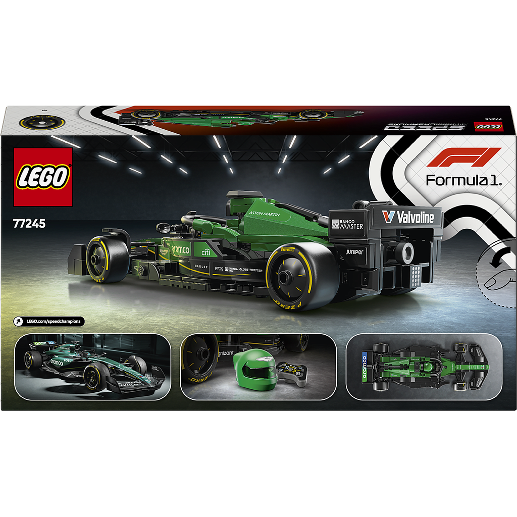 LEGO Speed Champions Aston Martin Aramco F1 AMR24 võidusõiduauto