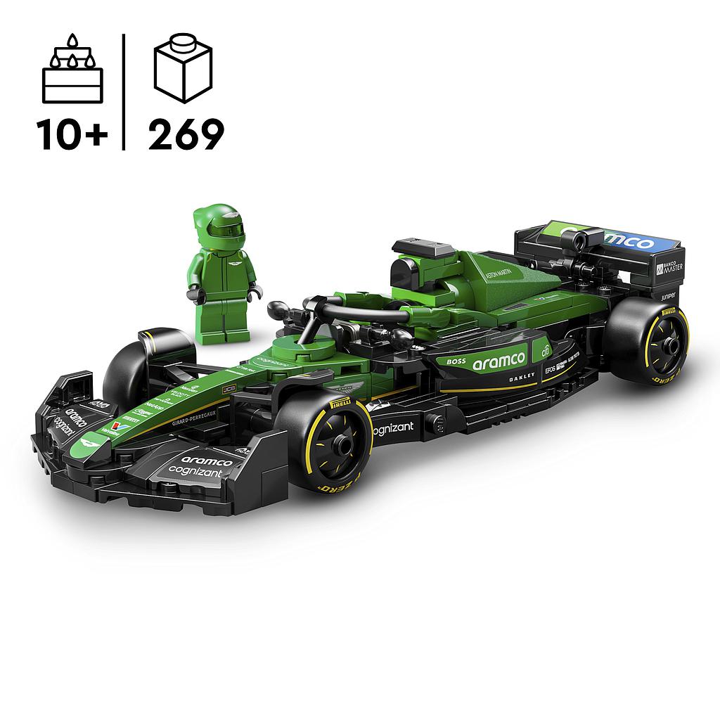 LEGO Speed Champions Aston Martin Aramco F1 AMR24 võidusõiduauto