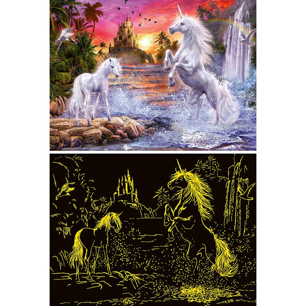 ravensburger_pimedas_helendav_pusle_500_tk:_ükssarvikud_jõe_ääres_12000471V_1