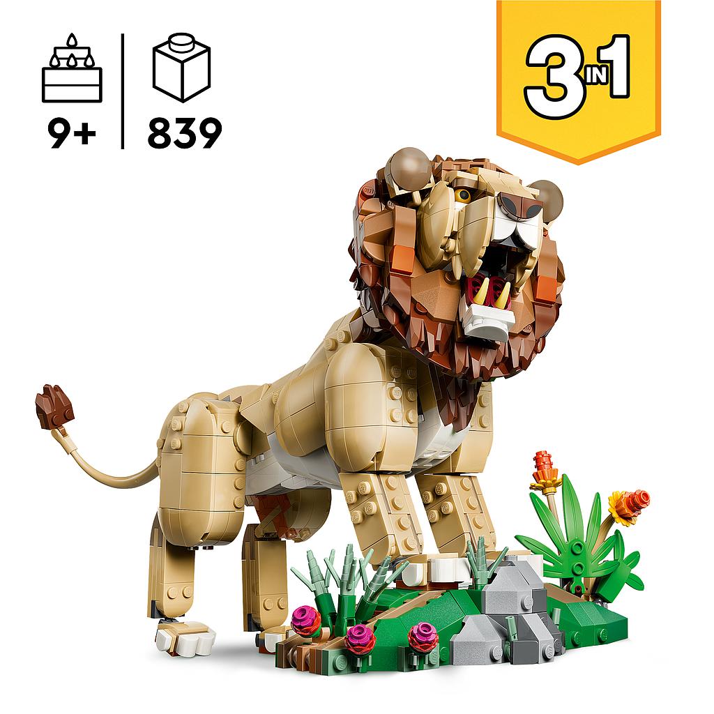 lego_creator_metsloomad:_majesteetlik_lõvi_31386L_10