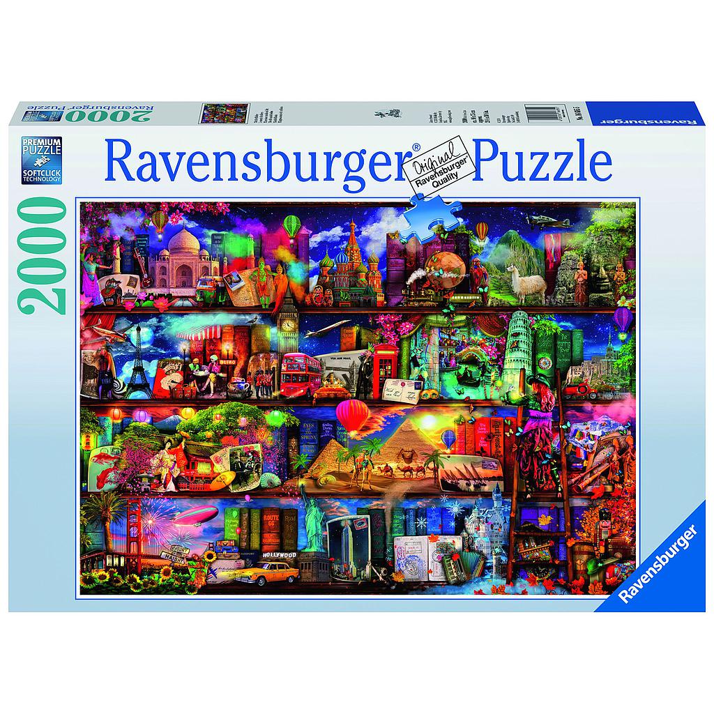 Ravensburger pusle 2000 tk Raamatute maailm