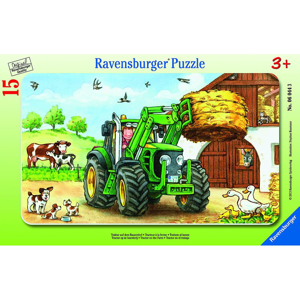 Ravensburger plaatpusle 15 tk Traktor